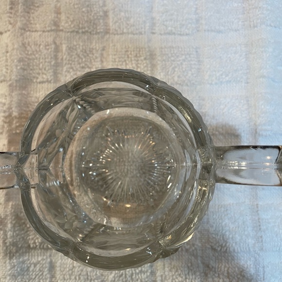 Crystal vintage sugar bowl - Picture 3 of 3